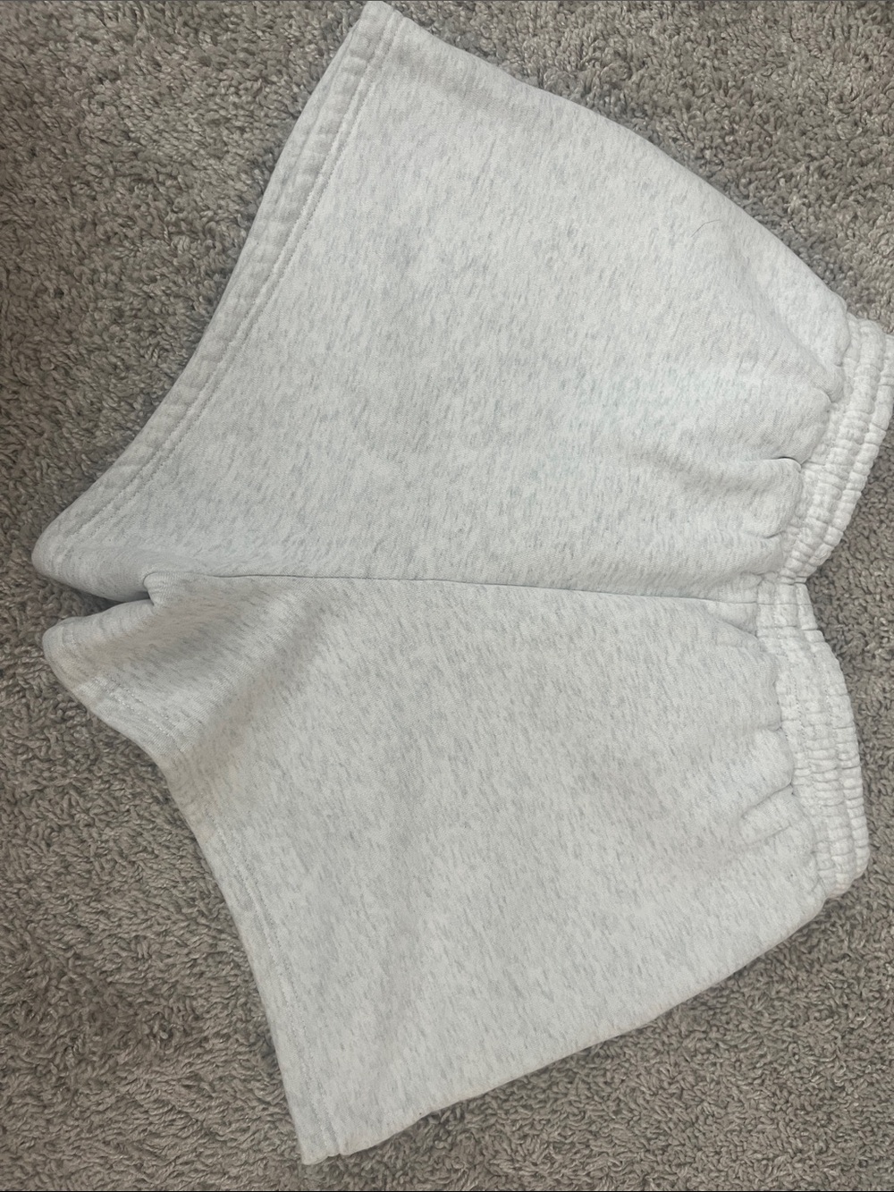 White Fox Boutique Light Gray Sweat Shorts - Picture 3 of 4